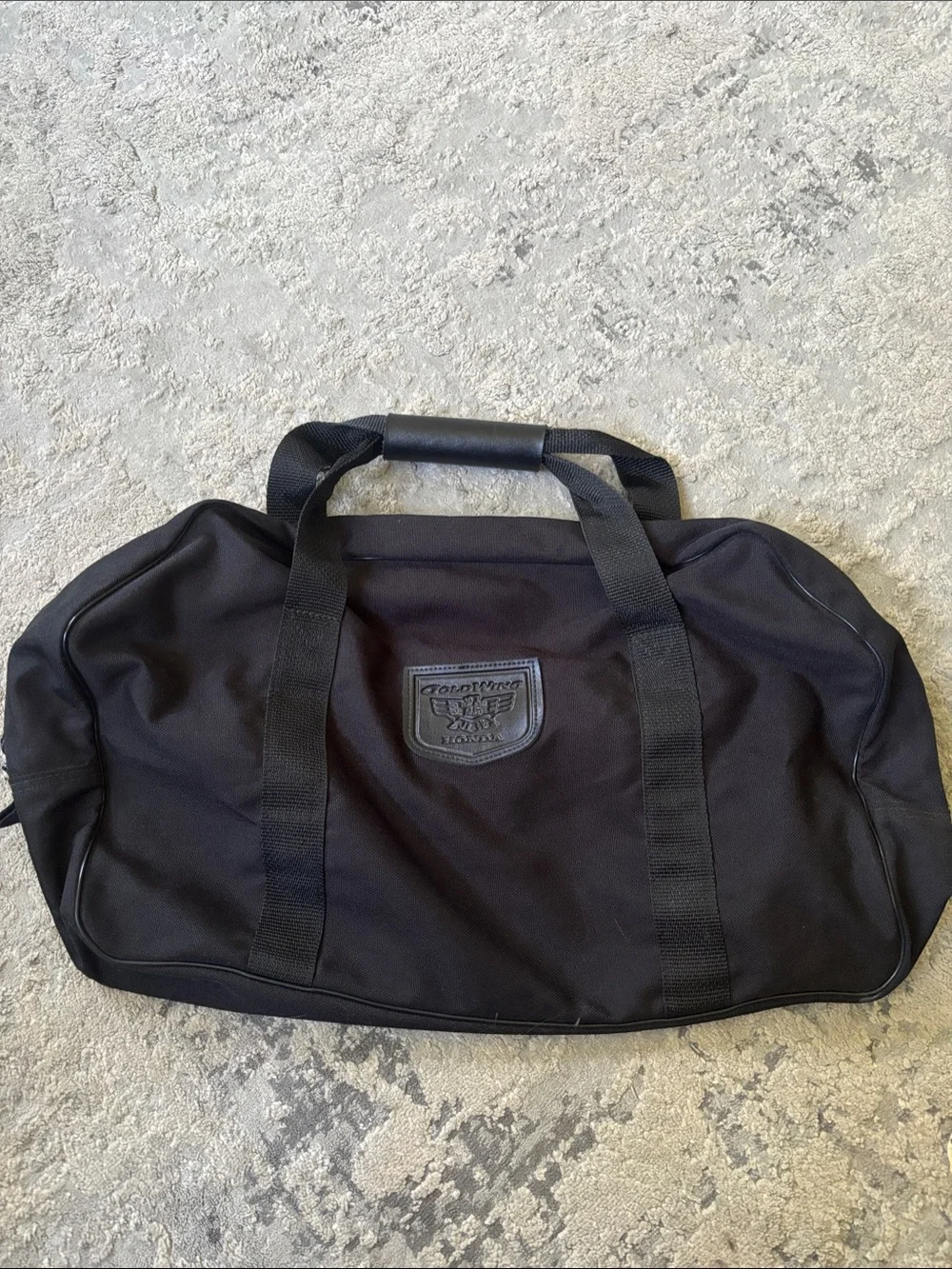 Black Honda Touring Duffel Bag — Sturdy Travel Carryall